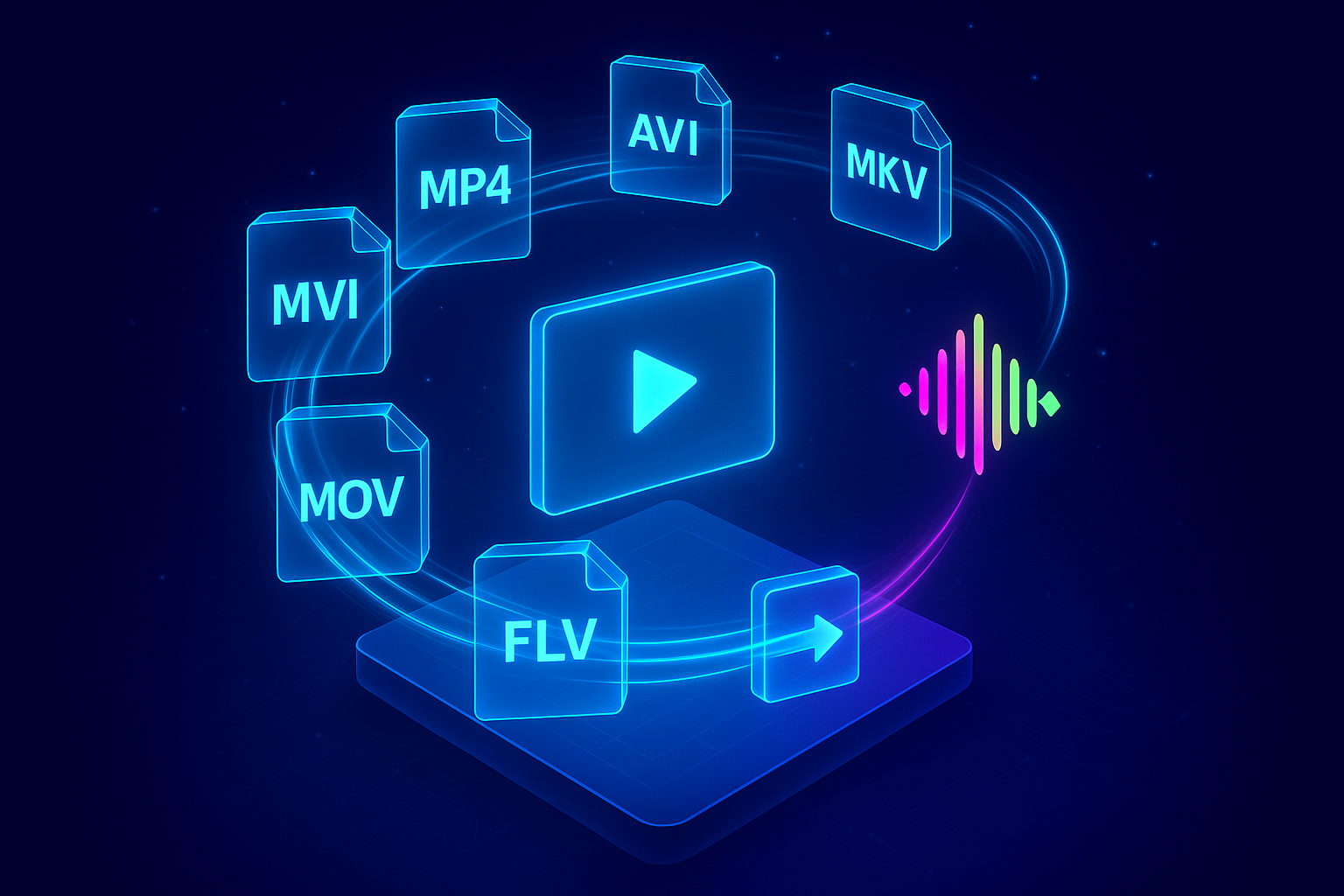 Multiple Video Format Support for Convert Video to Audio
