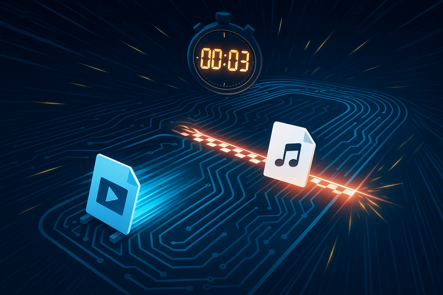 Fast Convert Video to Audio Speed